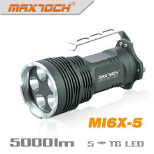 Maxtoch MI6X-5 5 * Cree XML T6 LED poignée plus puissante lampe torche